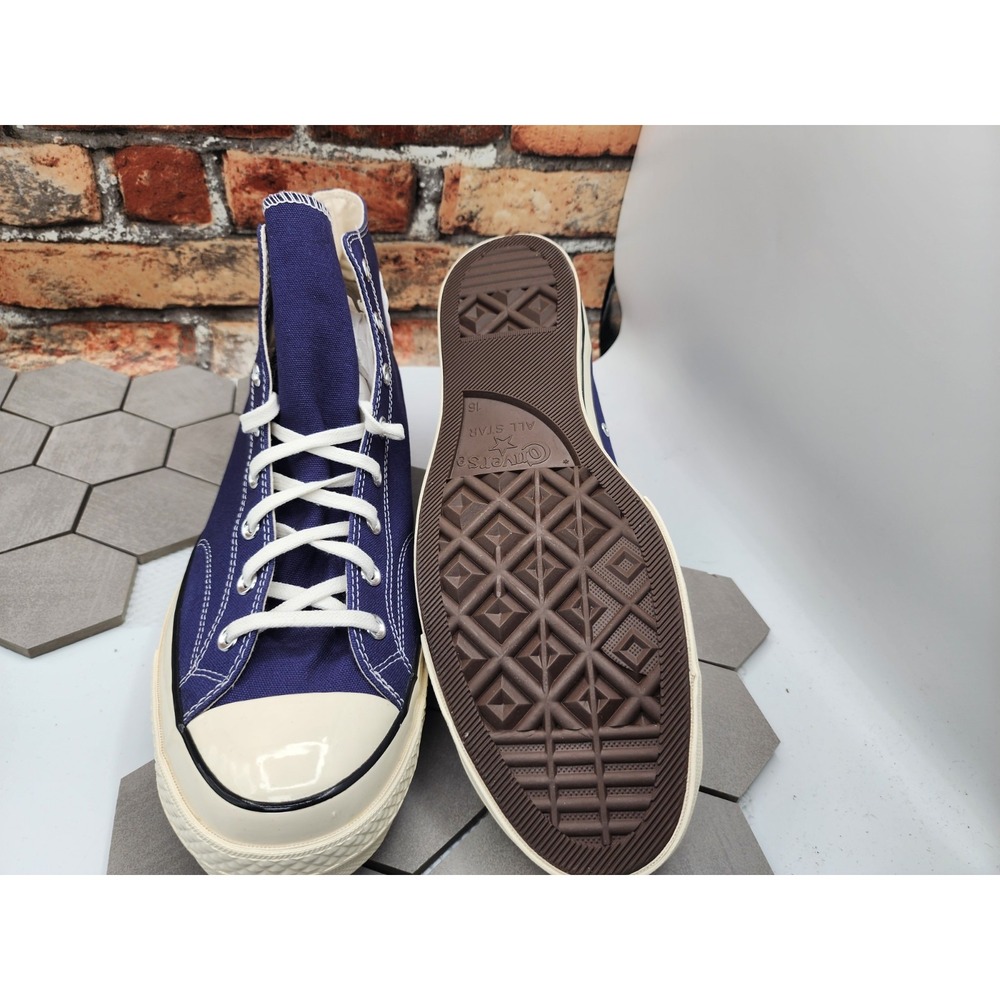 Converse Chuck‎ Taylor All Star 70 Vintage High Uncharted Waters Blue Men Sz 16 - Picture 6 of 10